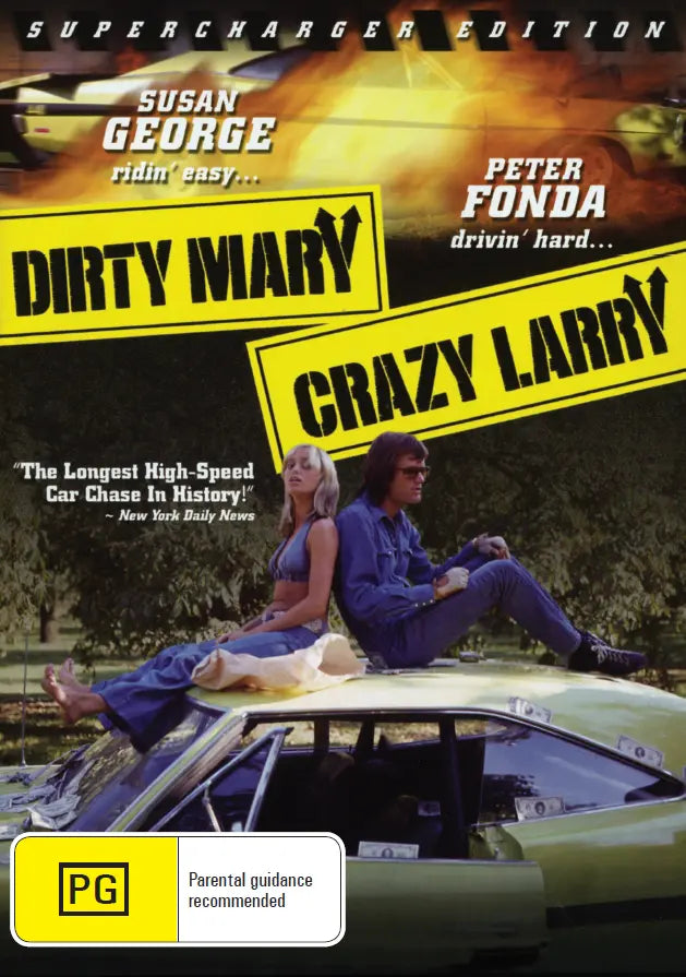 Dirty Mary Crazy Larry DVD, Peter Fonda, Susan George, Car Chase rareandcollectibledvdsBuy DVD or Download